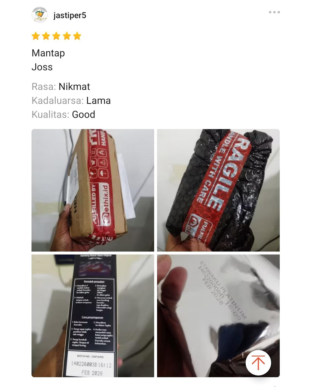 Testimoni Pelanggan Etawaku Platinum
